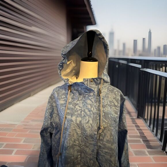 Eddie Bauer Blue Women's Rain Jacket XL - Picture 6 of 10